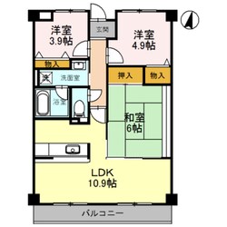 ベレッツァ芦屋Ⅰの物件間取画像